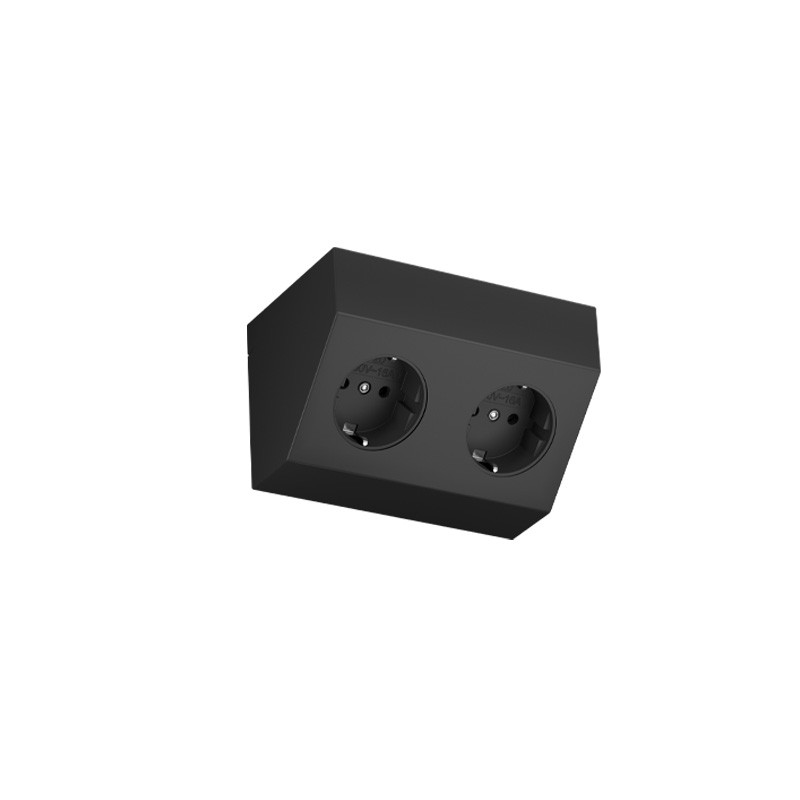 Econ-2 corner socket black Econ-2 corner socket black