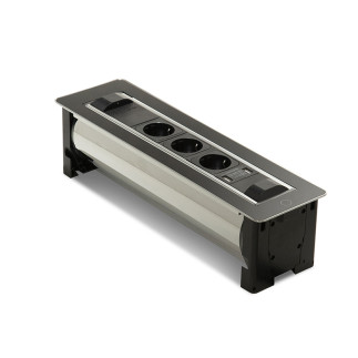 TURN-USB socket black