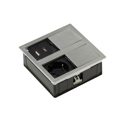 DESK-2 USB pistorasia ss