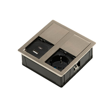 DESK-2 USB socket champagne