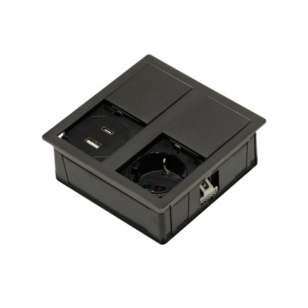 DESK-2 USB pistorasia tin