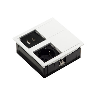 DESK-2 USB socket white