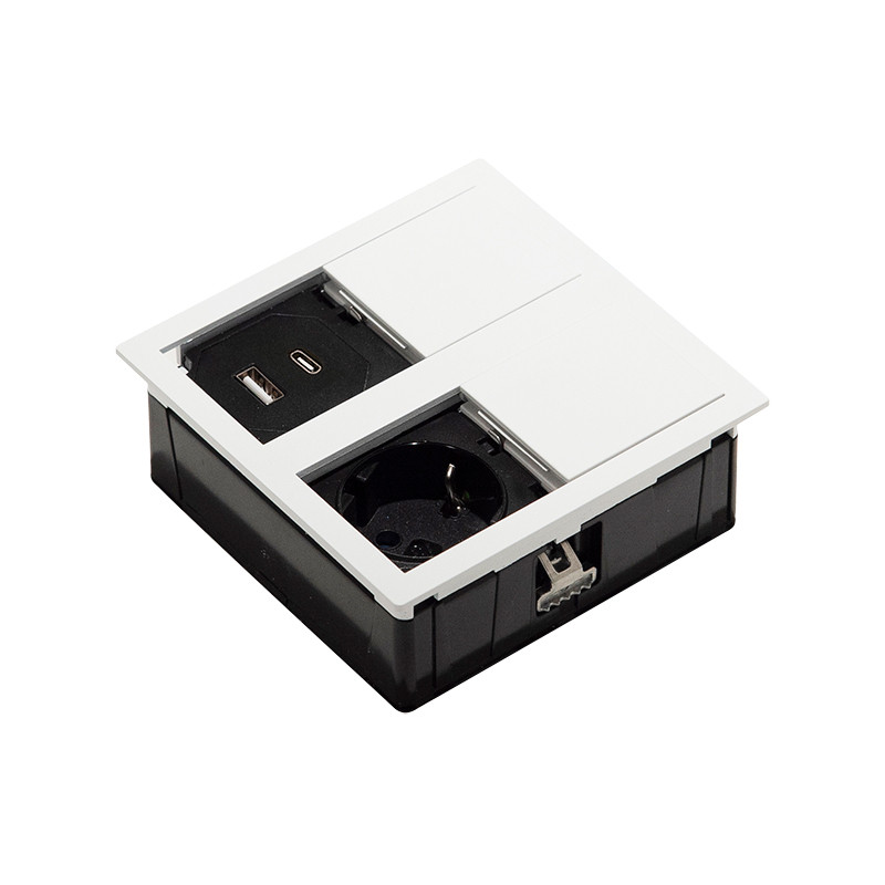 DESK-2 USB socket white