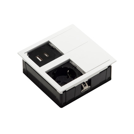 DESK-2 USB socket white
