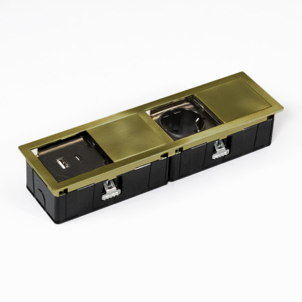 MONO-2+USB pistor., harj.kulta