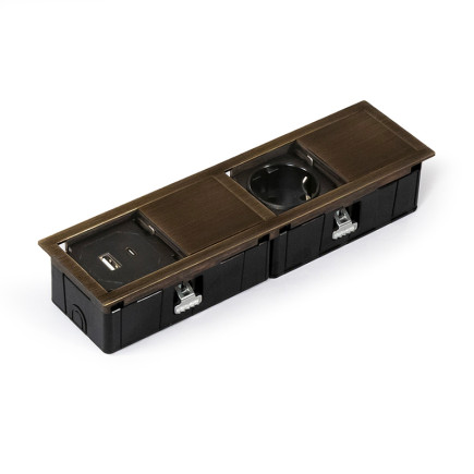 MONO-2+USB pistor., pronssi