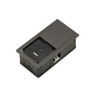 MONO-1+USB pistorasia, tina