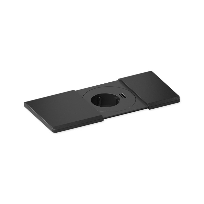 TAG-SLIDE A with lid, black TAG-SLIDE A with lid, black