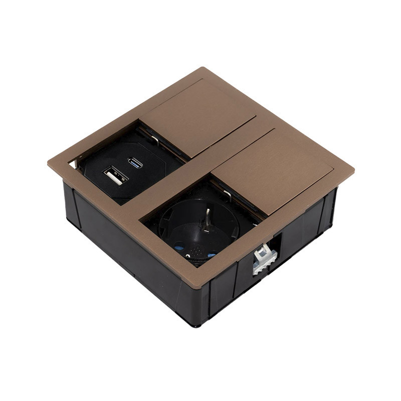 DESK-2 USB socket copper