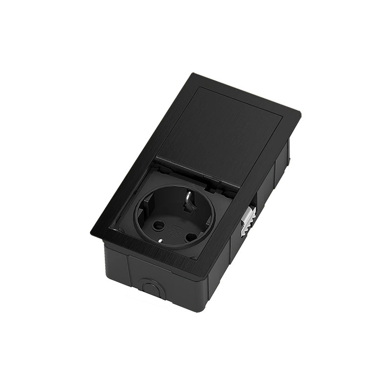 MONO-1 socket brushed black