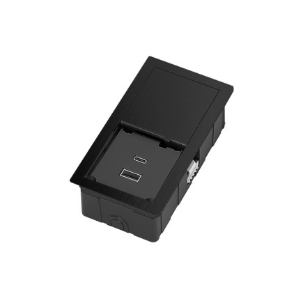 MONO-1+USB pistor. harj.musta