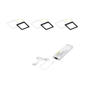 FLAT-12 2C 3x5W wh+bl