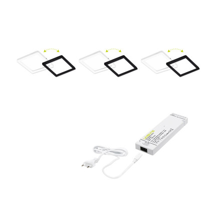 FLAT-12 2C 3x5W wh+bl