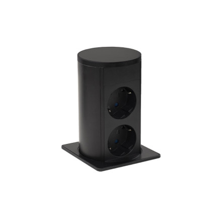 LIFT neliö, harjattu musta