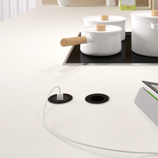 Dot USB socket s/s/white/black