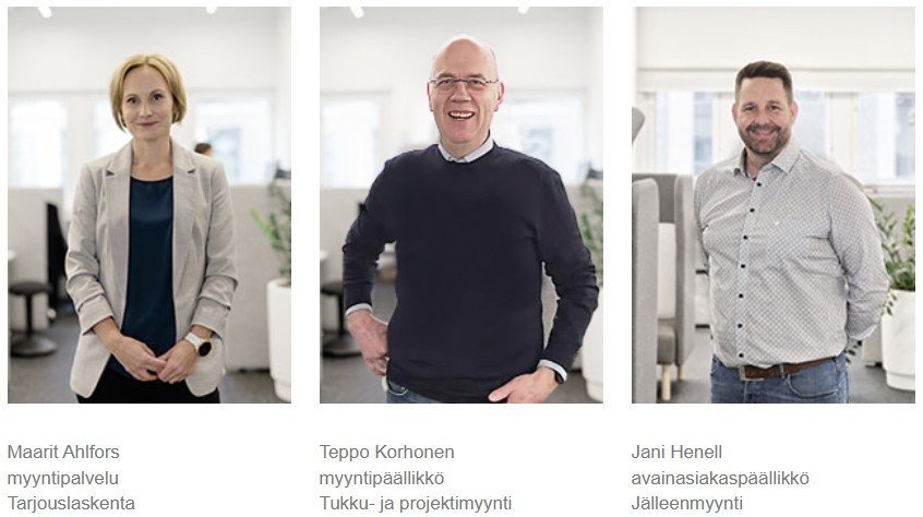 Asiakaspalvelu ja myynti